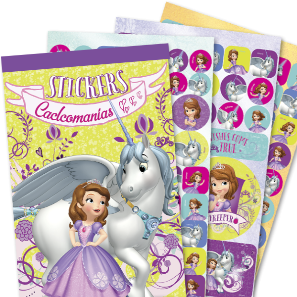 CALCOMANIA FANT. PRINCESA SOFIA GRANM. PAQ. C72 E.1